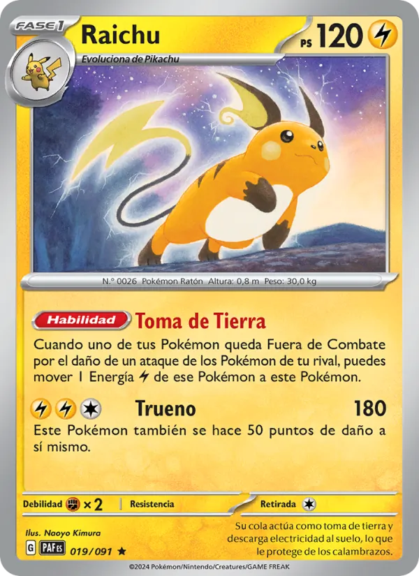 Raichu – Destinos de Paldea 19
