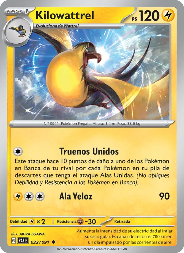 Kilowattrel – Destinos de Paldea 22