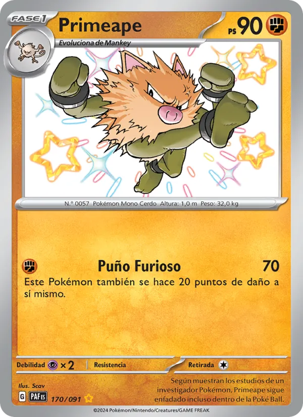Primeape – Destinos de Paldea 170