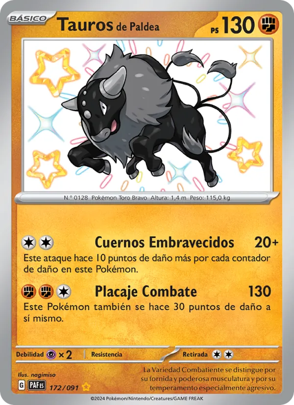 Tauros de Paldea – Destinos de Paldea 172