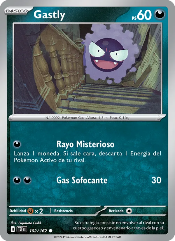Gastly – Fuerzas Temporales 102