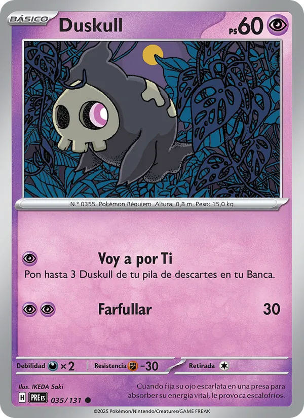 Duskull – Evoluciones Prismáticas 35