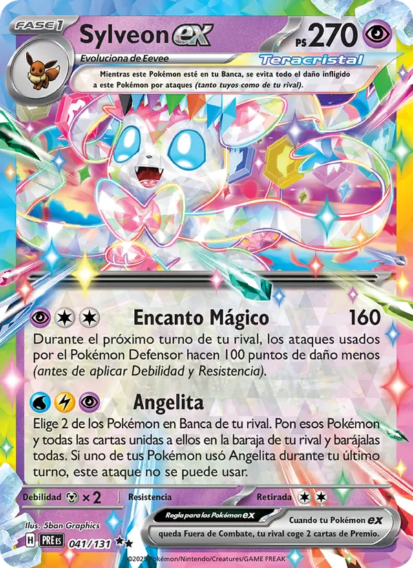 Sylveon ex – Evoluciones Prismáticas 41