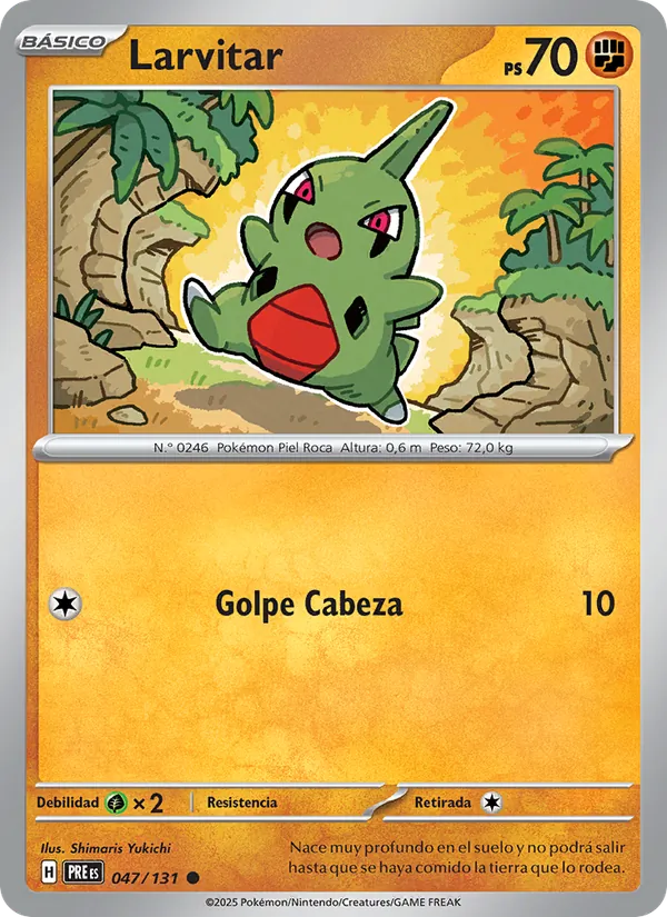 Larvitar – Evoluciones Prismáticas 47