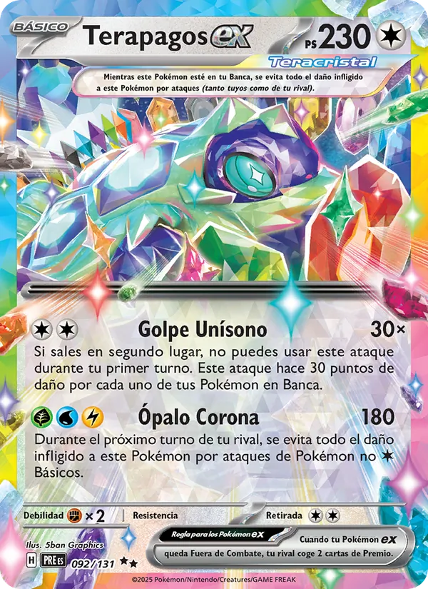 Terapagos ex – Evoluciones Prismáticas 92