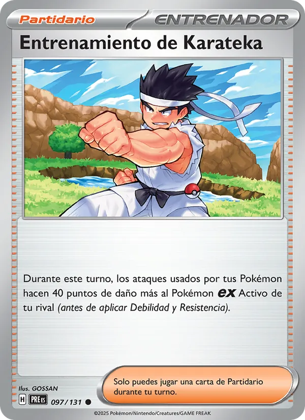 Entrenamiento de Karateka – Evoluciones Prismáticas 97