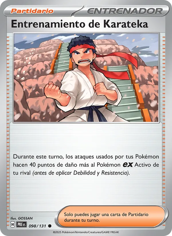 Entrenamiento de Karateka – Evoluciones Prismáticas 98