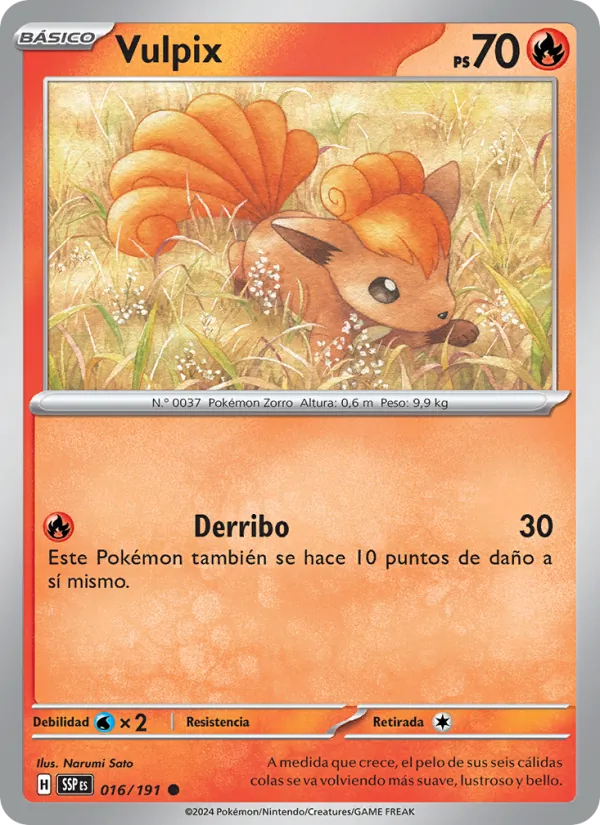 Vulpix – Chispas Fulgurantes 16