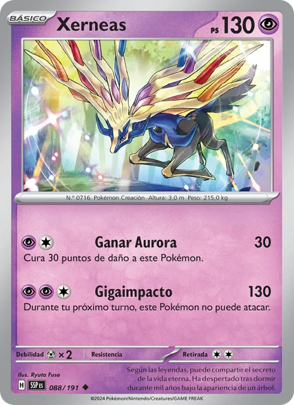 Xerneas – Chispas Fulgurantes 88