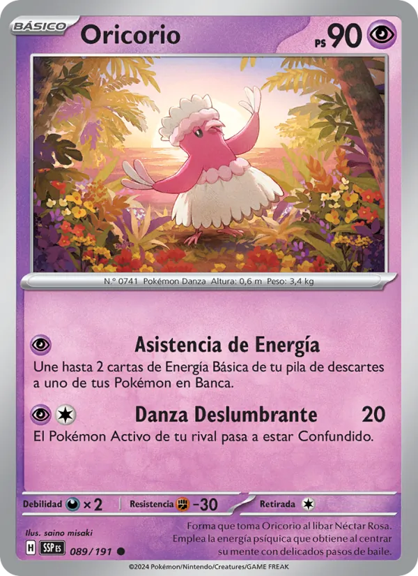 Oricorio – Chispas Fulgurantes 89
