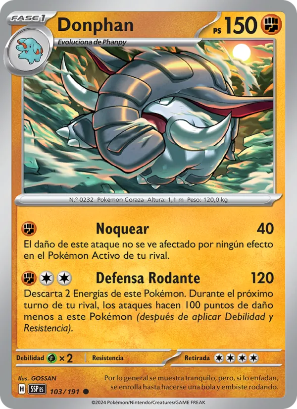Donphan – Chispas Fulgurantes 103