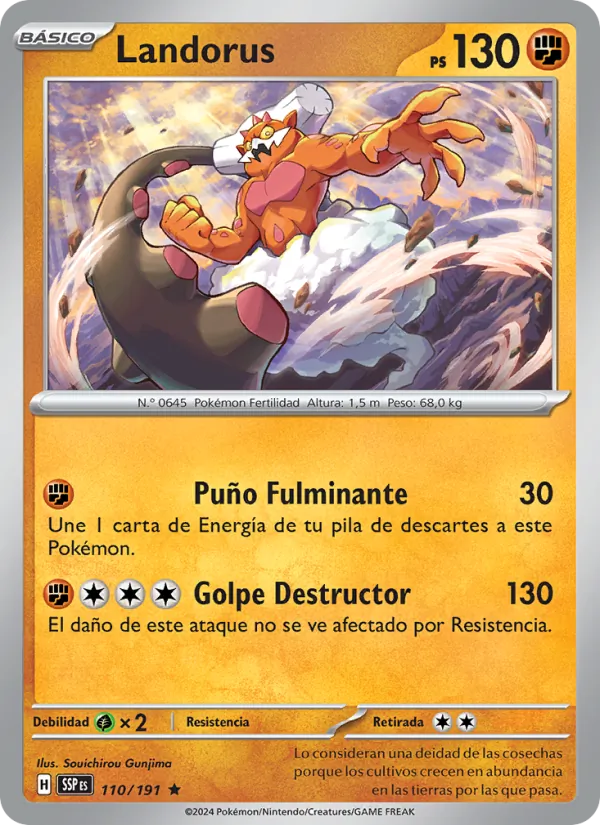 Landorus – Chispas Fulgurantes 110
