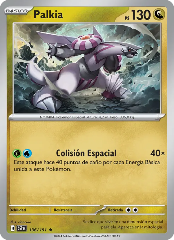 Palkia – Chispas Fulgurantes 136