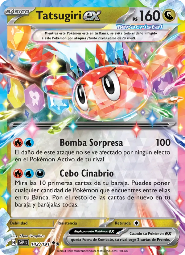 Tatsugiri ex – Chispas Fulgurantes 142