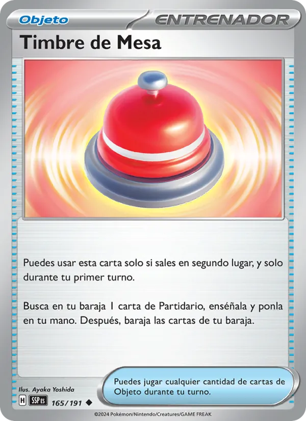 Timbre de Mesa – Chispas Fulgurantes 165