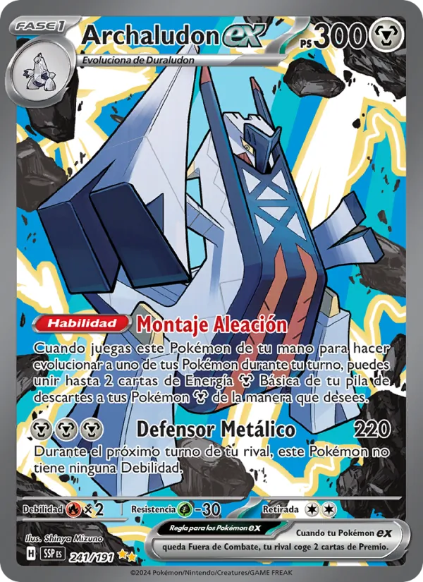 Archaludon ex – Chispas Fulgurantes 241