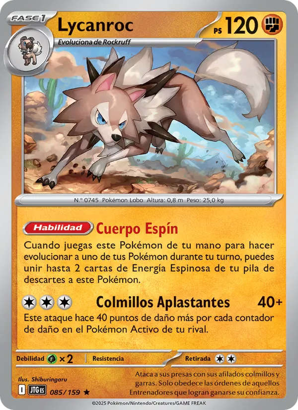 Lycanroc – Juntos de Aventuras 85
