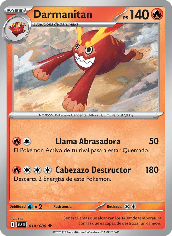 Darmanitan – Fulgor Negro 14