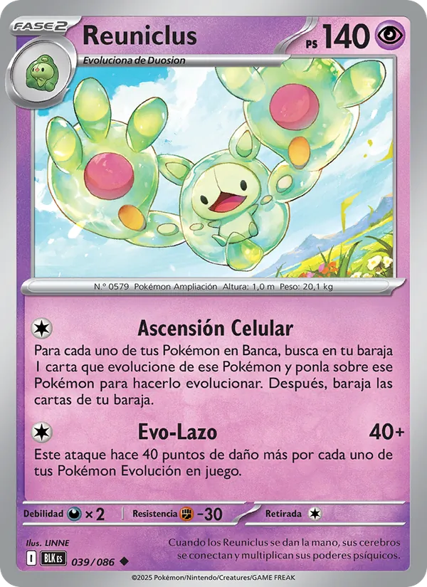 Reuniclus – Fulgor Negro 39