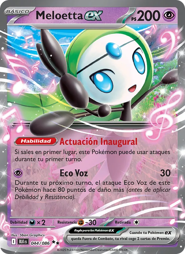 Meloetta ex – Fulgor Negro 44
