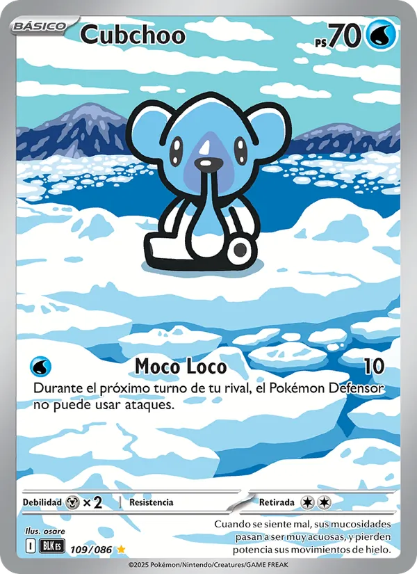 Cubchoo – Fulgor Negro 109