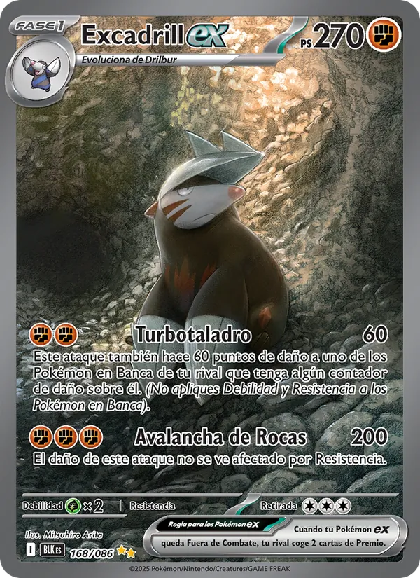 Excadrill ex – Fulgor Negro 168