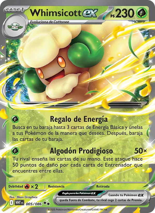 Whimsicott ex – Llama Blanca 5