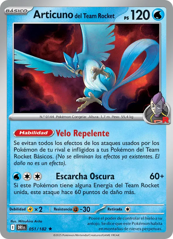 Articuno del Team Rocket – Rivales Predestinados 51
