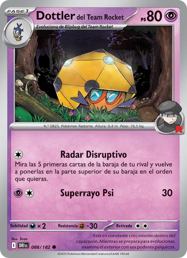 Dottler del Team Rocket – Rivales Predestinados 88