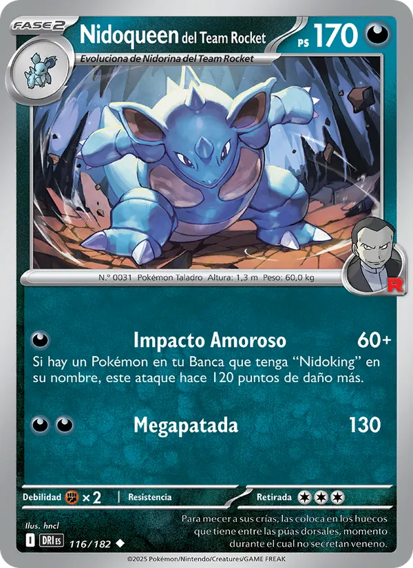 Nidoqueen del Team Rocket – Rivales Predestinados 116