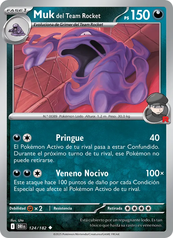 Muk del Team Rocket – Rivales Predestinados 124