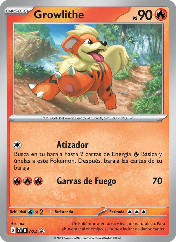 Growlithe – SVP Black Star Promos 24