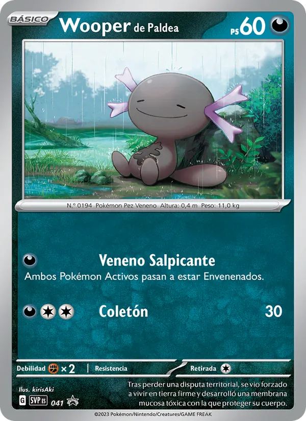 Wooper de Paldea – SVP Black Star Promos 41