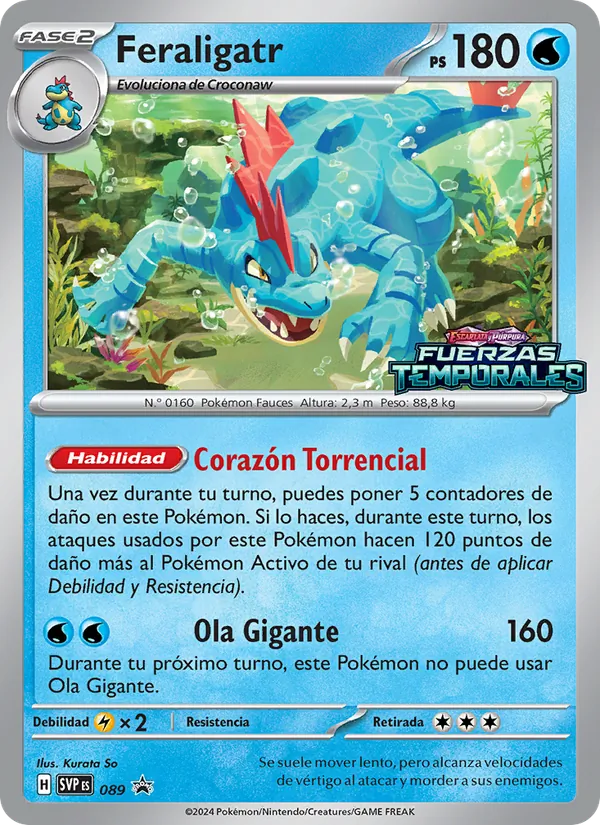 Feraligatr – SVP Black Star Promos 89