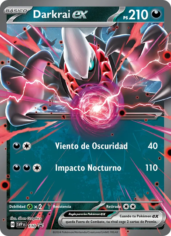 Darkrai ex – SVP Black Star Promos 110
