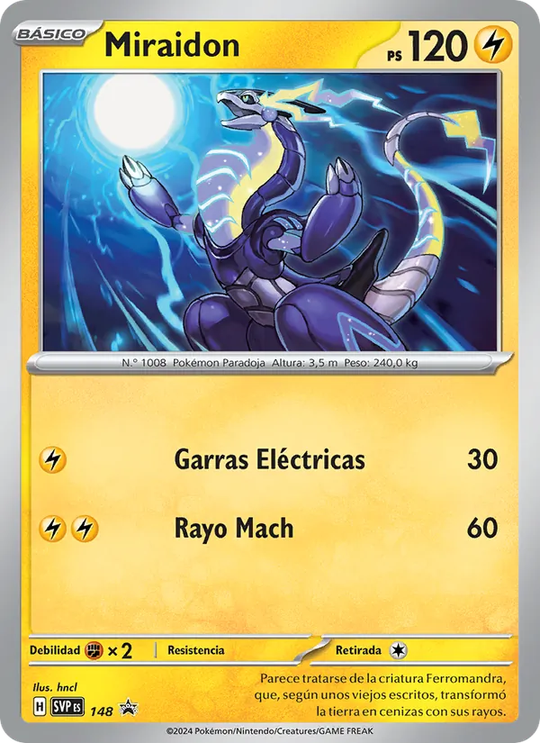 Miraidon – SVP Black Star Promos 148
