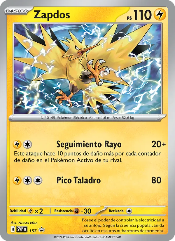 Zapdos – SVP Black Star Promos 157