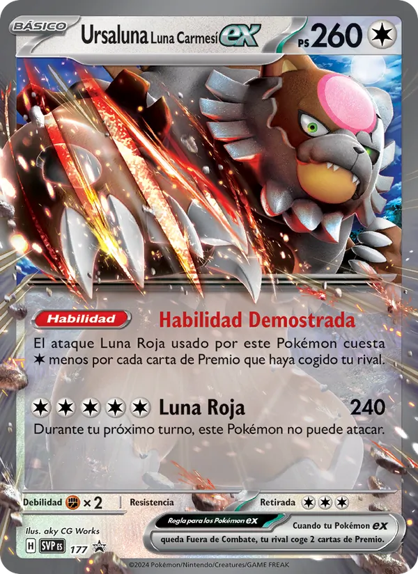 Ursaluna Luna Carmesí ex – SVP Black Star Promos 177