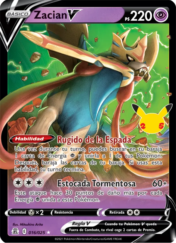 Zacian V – Celebraciones 16