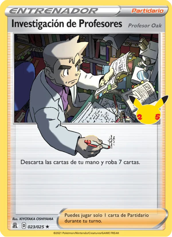 Investigación de Profesores (Profesor Oak) – Celebraciones 23