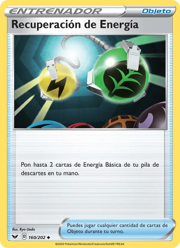 Recuperación de Energía – Espada y Escudo 160