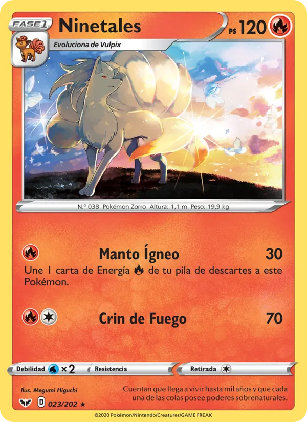 Ninetales – Espada y Escudo 23