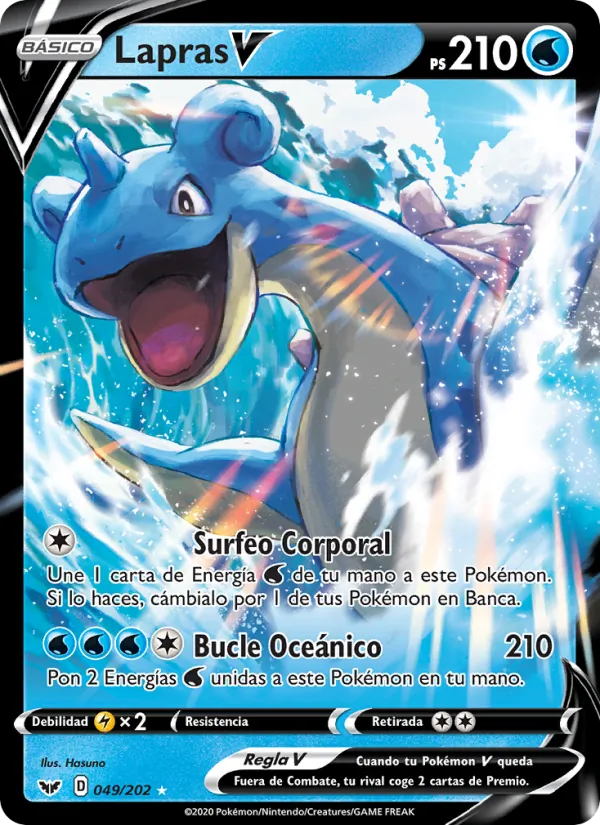 Lapras V – Espada y Escudo 49