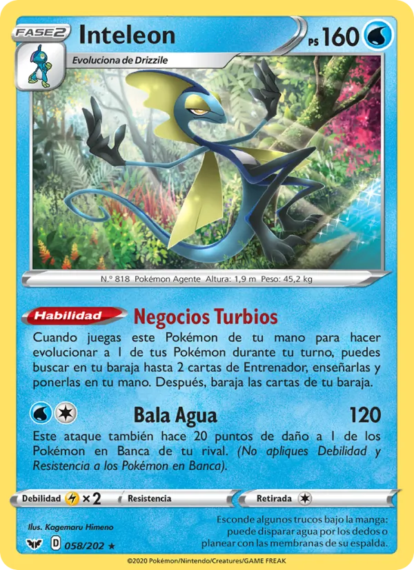 Inteleon – Espada y Escudo 58
