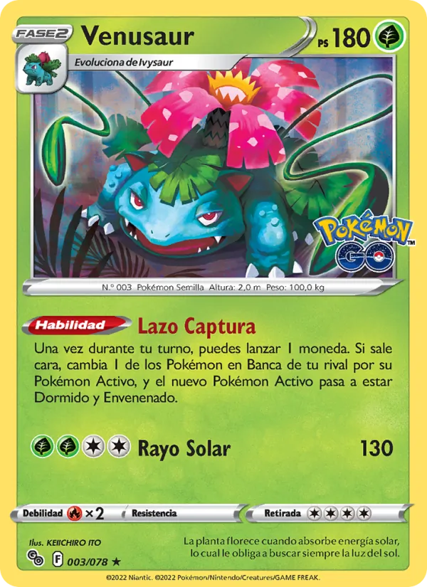 Venusaur – Pokémon GO 3