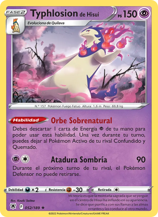 Typhlosion de Hisui – Resplandor Astral 52