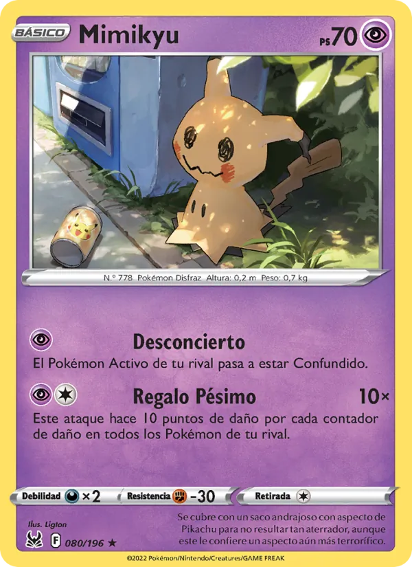 Mimikyu – Origen Perdido 80