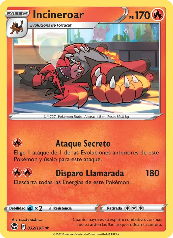 Incineroar – Tempestad Plateada 32