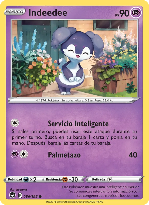 Indeedee – Tempestad Plateada 86