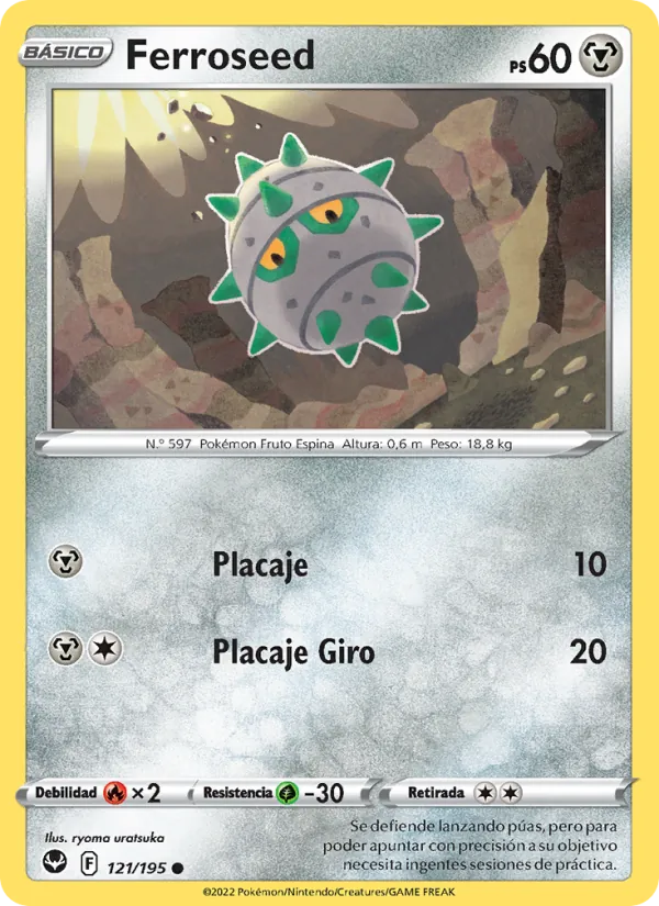 Ferroseed – Tempestad Plateada 121